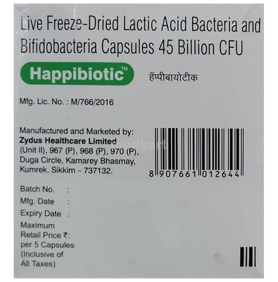 happibiotic ds capsule 10's